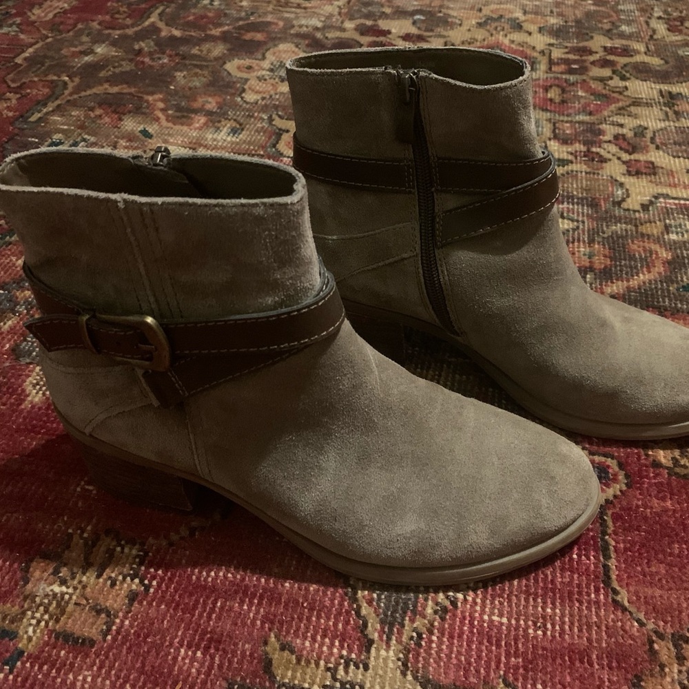 Bjorndal Nubuck Suede Leather Buckle Boot Worn Once Ass 8